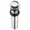Thrifco Plumbing Lavatory Sink Pop Up Drain Assembly with Overflow, Chrome Plat 4402015